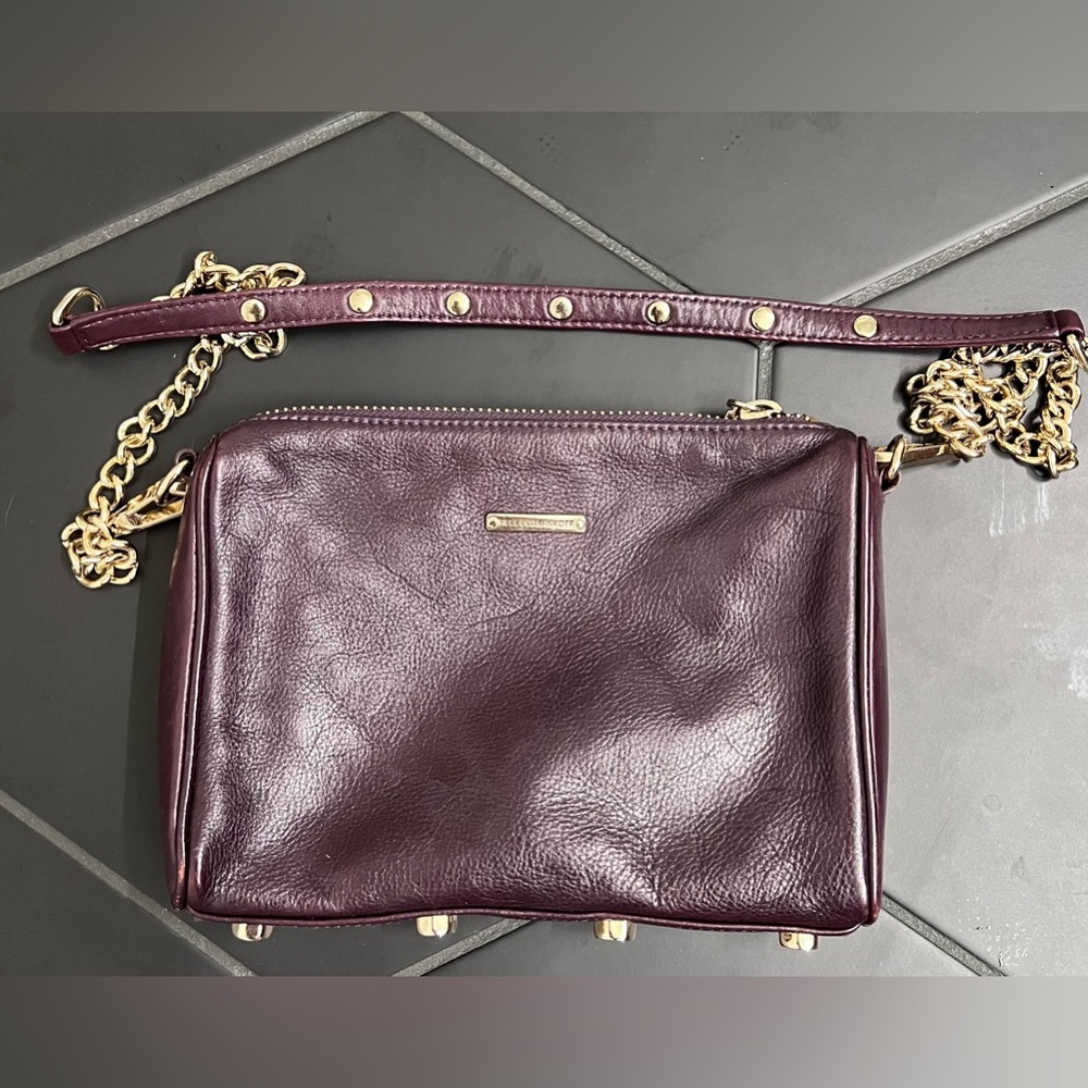 Rebecca Minkoff triple 3 zip crossbody bag
